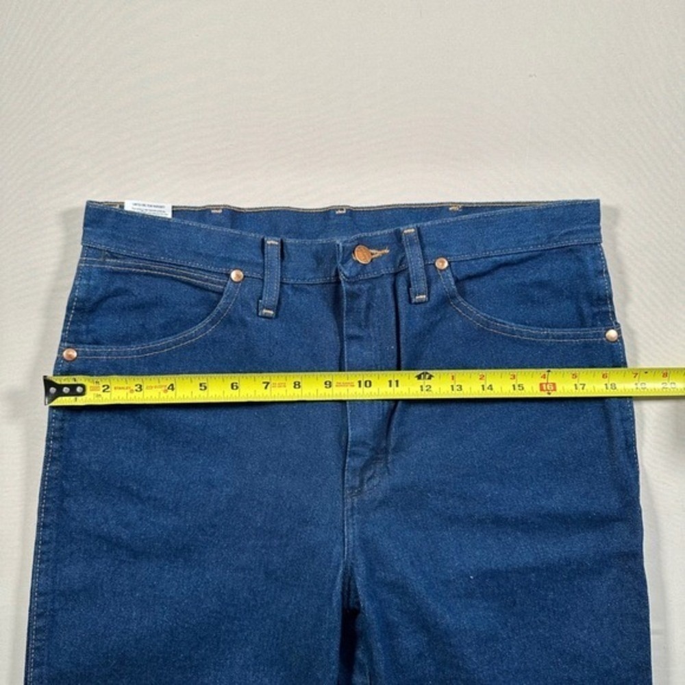 Wrangler Cowboy Cut 936 Slim Fit Jeans Mens‎ 34x32 Indigo Blue Denim NWT - Picture 11 of 12